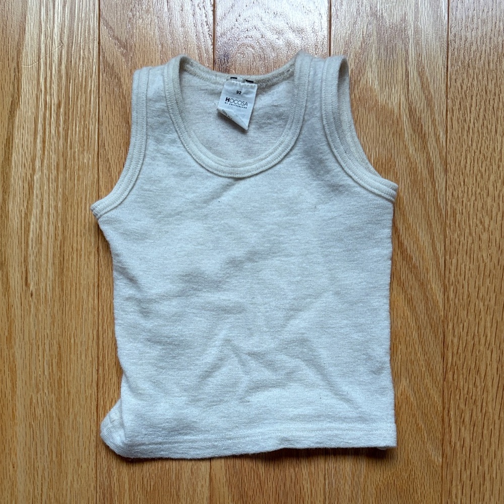 Hocosa organic wool baby tank